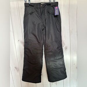 Cherokee Black Insulated Snow Pants XL (14/16) Boys Girls Youth
